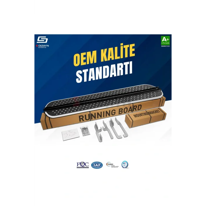 Genel Ürün S-Dizayn BYD Atto 3 Diamond Krom Yan Basamak 183 Cm 2022 Üzeri