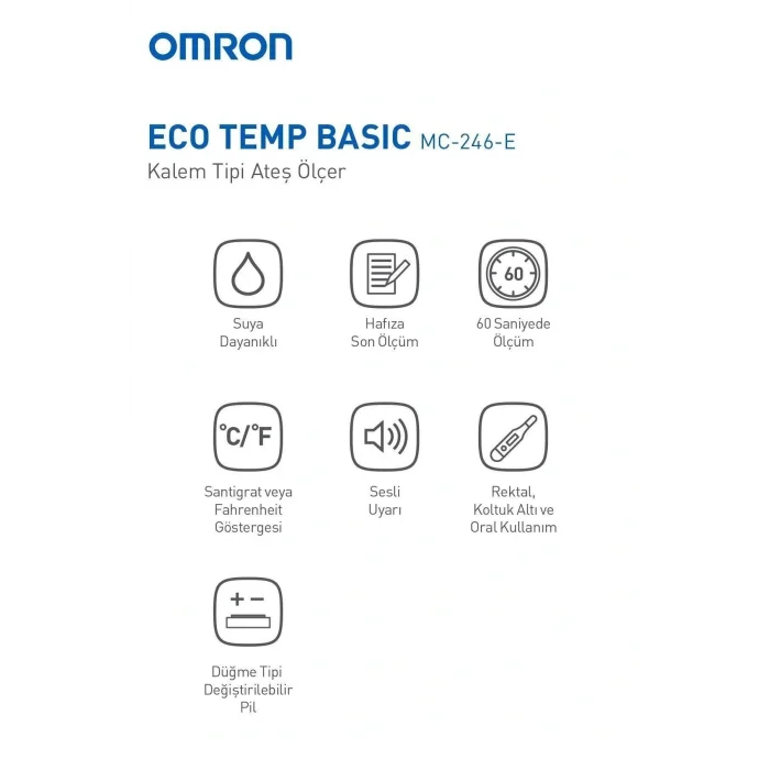 Genel Ürün Temp Basic Dijital Ateş Ölçer