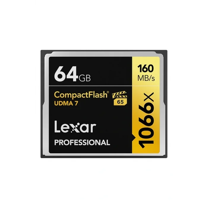 Genel Ürün 64GB Lexar® Professional 1066X Compactflash® Card, Up To 160MB/S Read 155MB/S Write