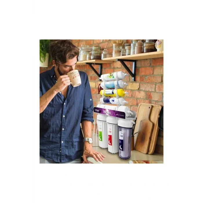 Genel Ürün Nowa 8 Filtreli Süper Membranlı 9 Litre Çelik Tanklı Açık Kasa Su Arıtma Cihazı - 0030