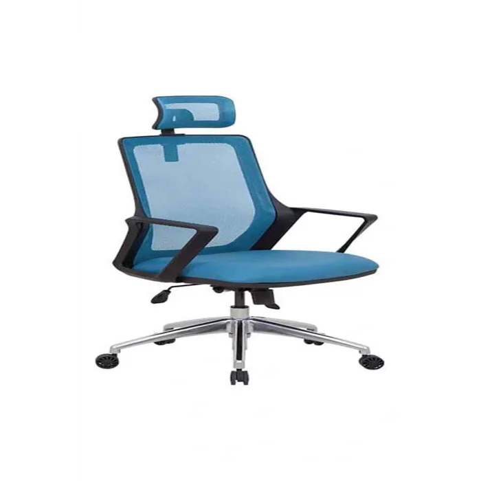 Genel Ürün Ofis Elite Müdür Koltuğu Alüminyum Ayak - Mavi