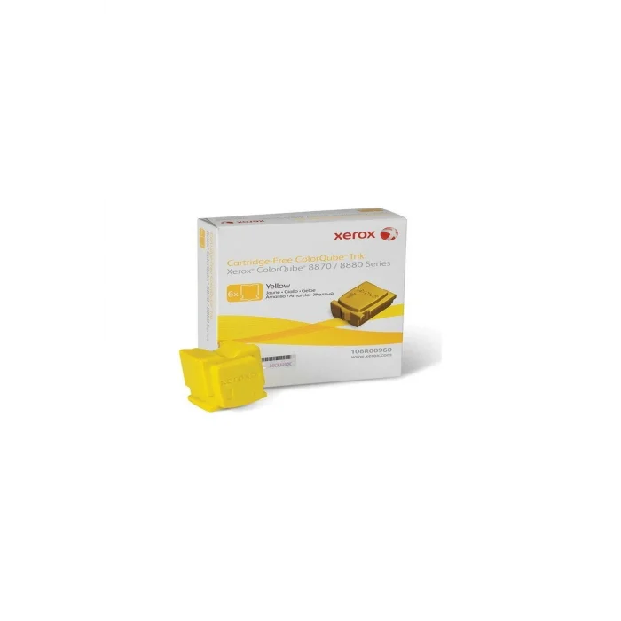 Genel Ürün ColorQube 8870-108R00960 Sarı Katı Mürekkep 6Lı
