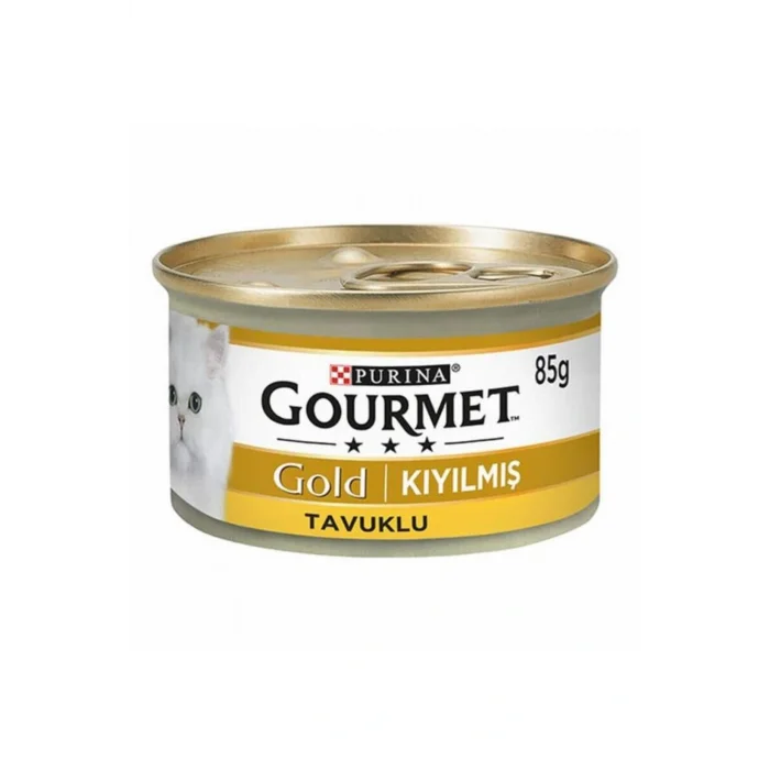 Genel Ürün Gold Kıyılmış Tavuklu Yetişkin Kedi Konservesi 6 Adet 85 gr