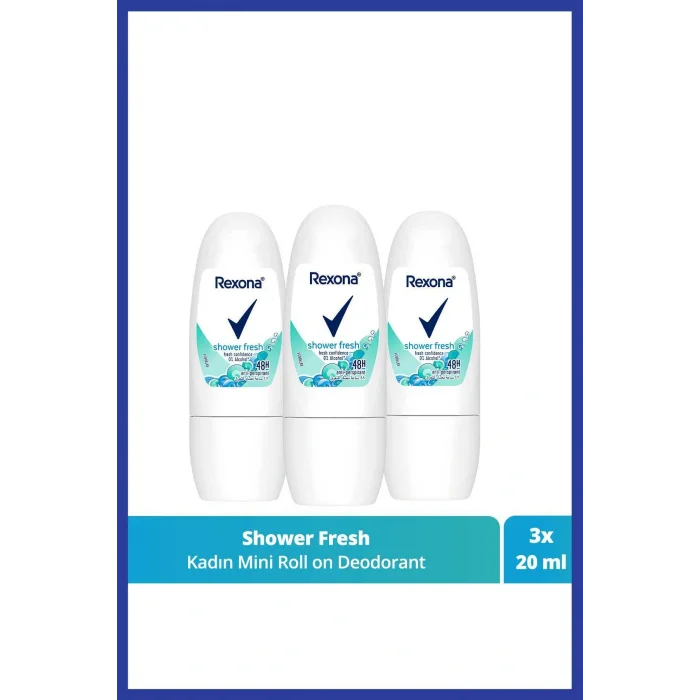 Genel Ürün Kadın Roll On Deodorant Shower Fresh 20 ml x3
