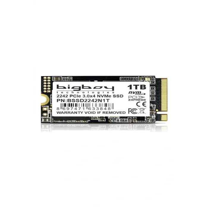 Genel Ürün BSSD2242N1T 1 TB 2500/1800 MB/S 22x42 MM PCIe 3x4 M.2 NVMe SSD