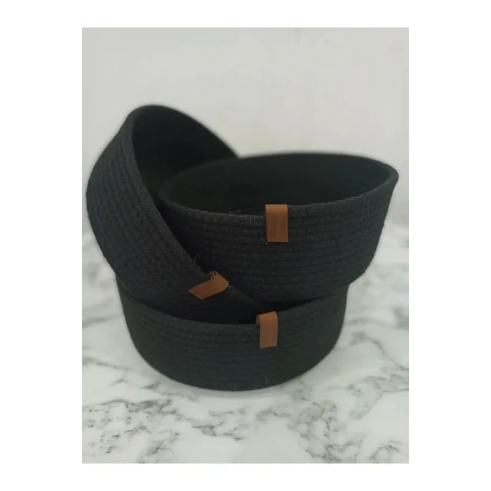 Genel Ürün STD Hasır Sepet El Yapımı 3lü Banyo Organizeri Çok Amaçlı Klasik ticaretjet