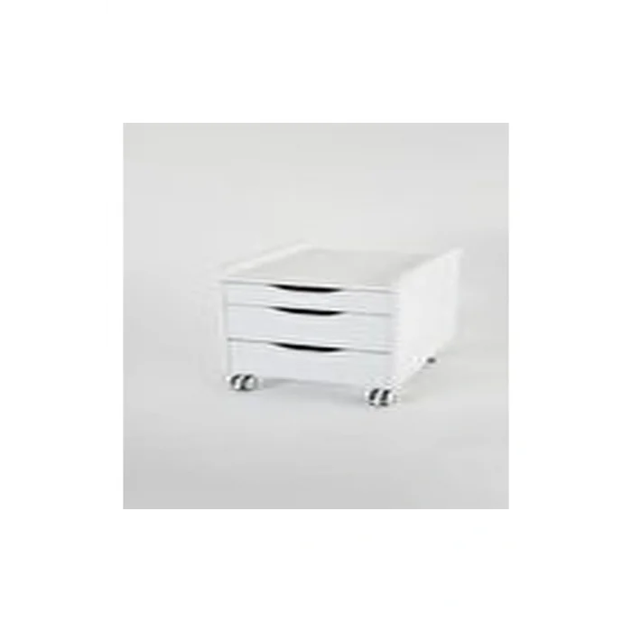 Genel Ürün Çekmeceli Kilitli Tekerlekli Sirius Keson, Mindersiz Ofis ve Ev Komodini, Beyaz