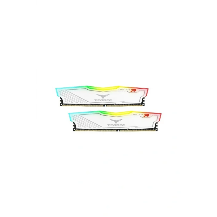 Genel Ürün T-Force Delta RGB White TF4D416G3600HC18JDC01 16 GB (2x8) DDR4 3600 MHz CL18 Ram