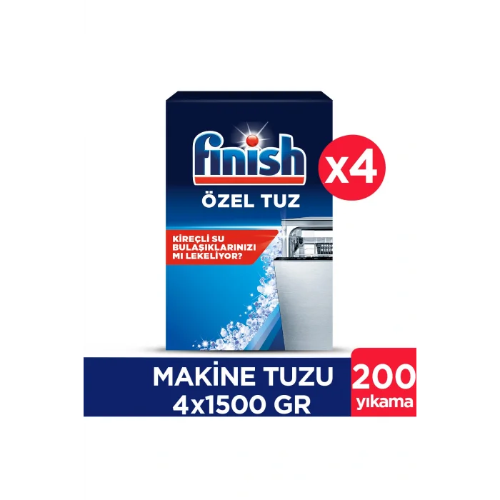 Genel Ürün Bulaşık Makinesi  Tuzu  Kireç Kalıntılarına Karşı Koruyucu  6000 gram (1500x4)