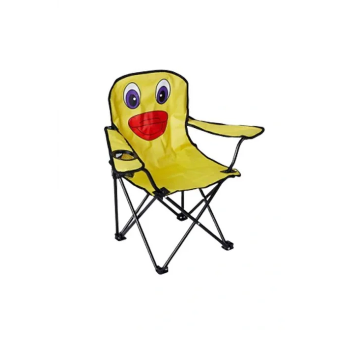 Genel Ürün Tek Kişilik Katlanır Çocuk Kamp Sandalyesi Civciv Çocuk Kamp Sandalyesi Sarı Tekli
