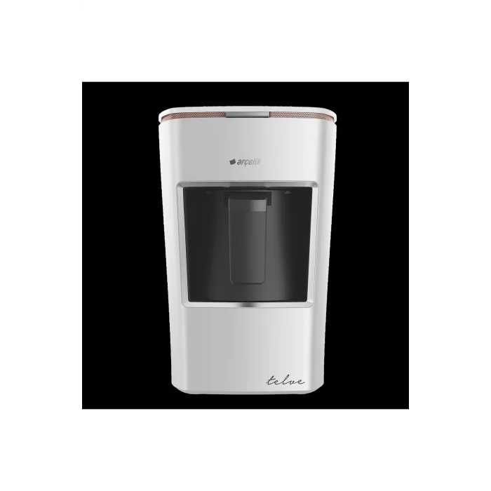 Genel Ürün Türk Kahve Makinesi K 3300 Mini Telve Beyaz ( Gold Cizgili )