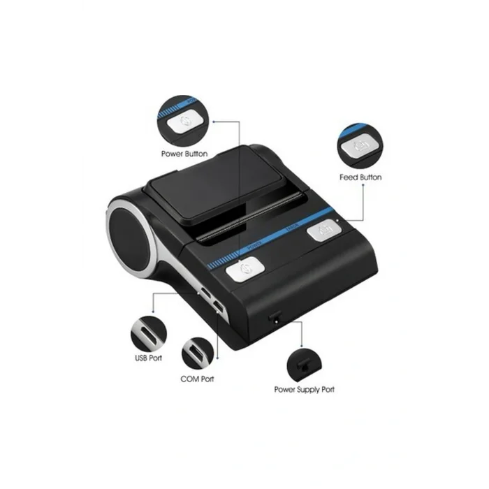 Termos MHT-P8001 Kablosuz Bluetooth Termal Yazıcı 80 mm