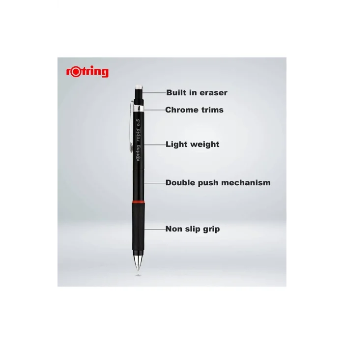 Genel Ürün RAPİD 0.5 MM VERSATİL KALEM SİYAH