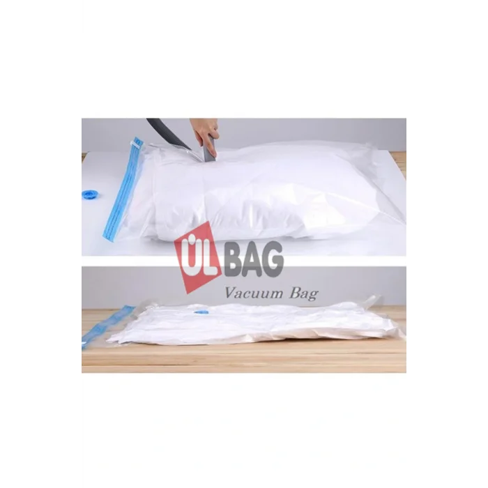 Genel Ürün (3 ADET) Vakumlu Poşet Seti 70 Cm X 100 Cm (BÜYÜK BOY) Yastık, Battaniye, Elbise Vakumlu Hurç