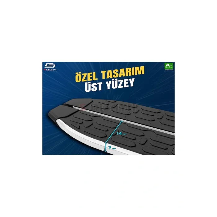 Genel Ürün S-dizayn Honda Hr-v 3 Evo Aluminyum Yan Basamak 173 Cm 2021 Üzeri A+ Kalite