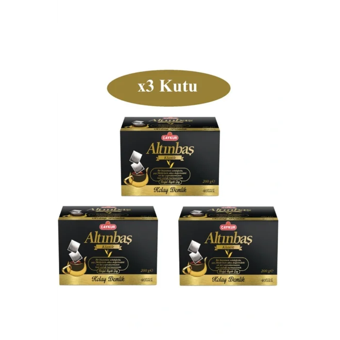 Genel Ürün Altınbaş Demlik Poşet Çay 3 X 200 gr 40lı Paket