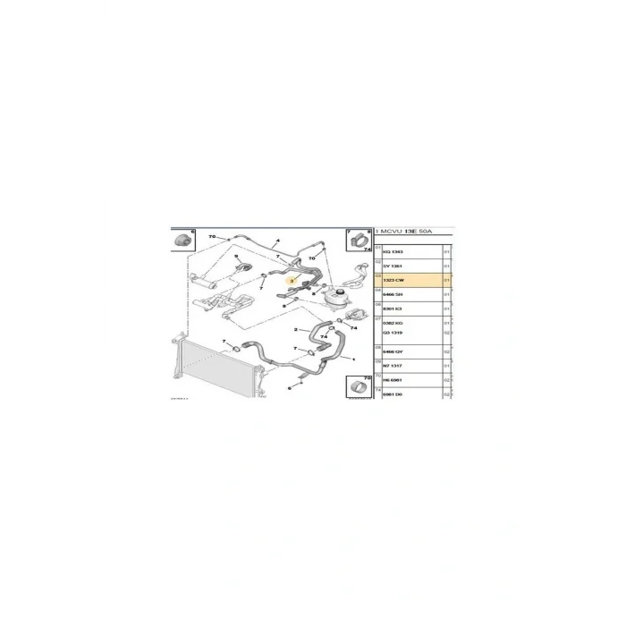 Genel Ürün Yedek Su Depo Hortumu Bipper 10031463-1323cw