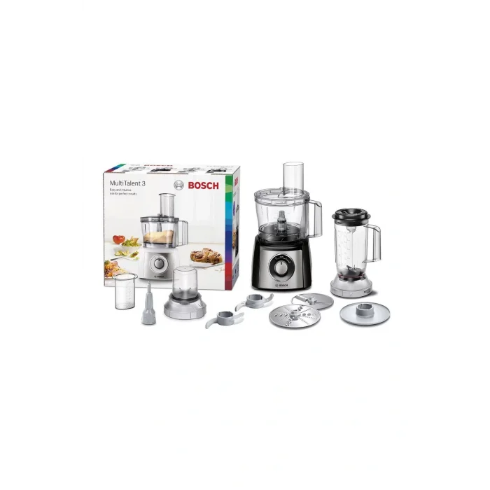 Genel Ürün MultiTalent Kompakt Mutfak Robotu 3 Hamur Yoğurma Smoothie Doğrayıcı Hepsi Bir Arada