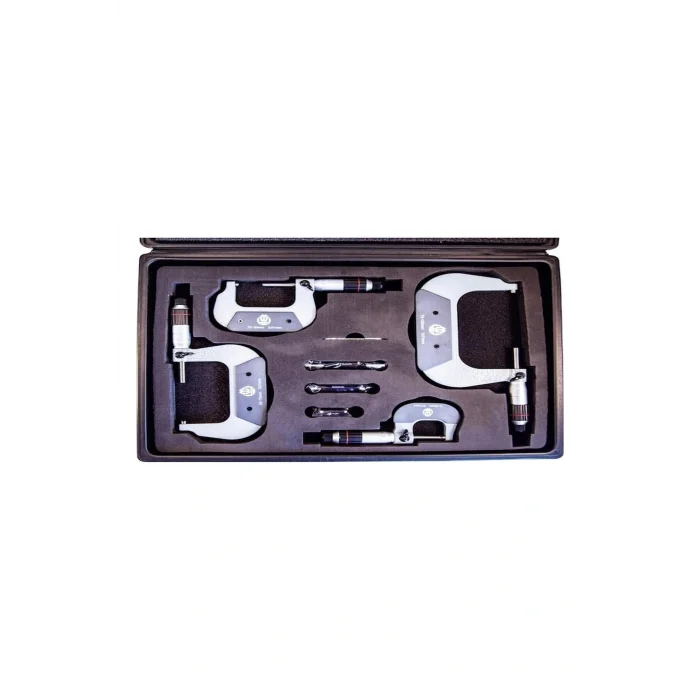 Genel Ürün 3100-t3 0-75mm Dış Çap Mikrometre Seti