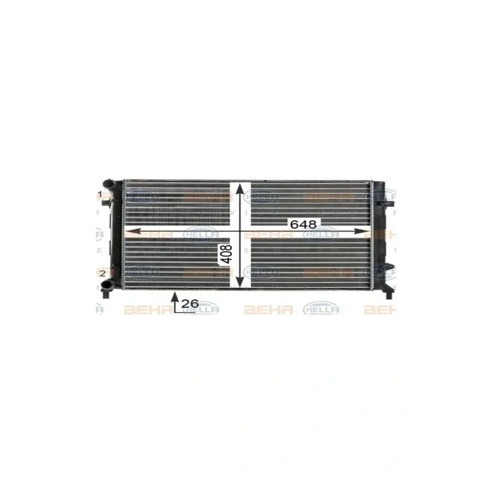 Genel Ürün CR30000S Radyatör 04- Golf V Caddy Jtta-Psst-Touran 1.6-1.9-2.0 FSI-TDI - Ac