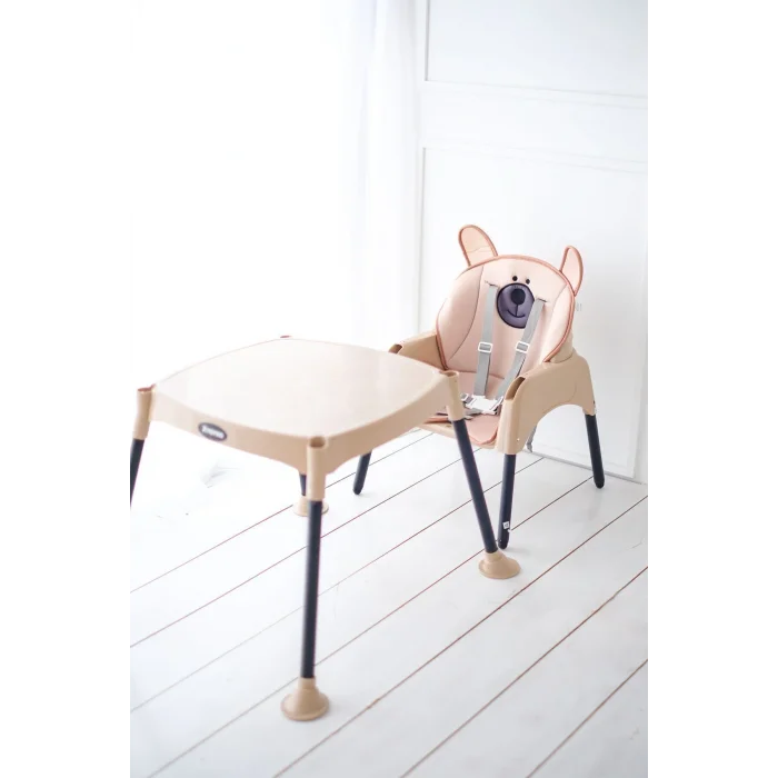 Genel Ürün Bear 3 In 1 Portatif Mama Sandalyesi Bej