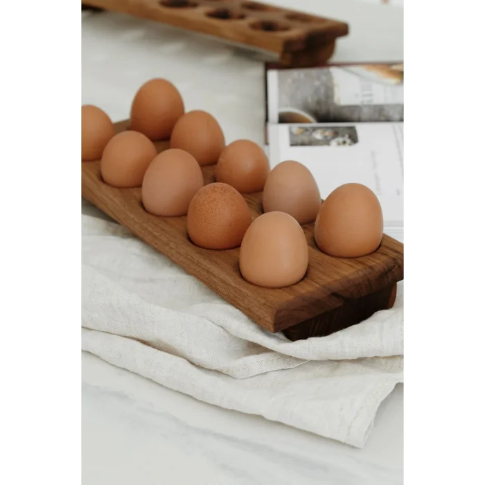 Genel Ürün Ahşap Ceviz 10lu Yumurtalık