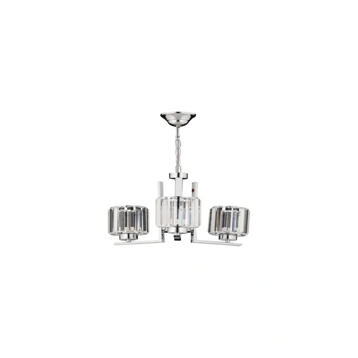 Genel Ürün Kristal Modern Avize E27 36w 50cm Metal Krom Dorbien-fz-7396-3k