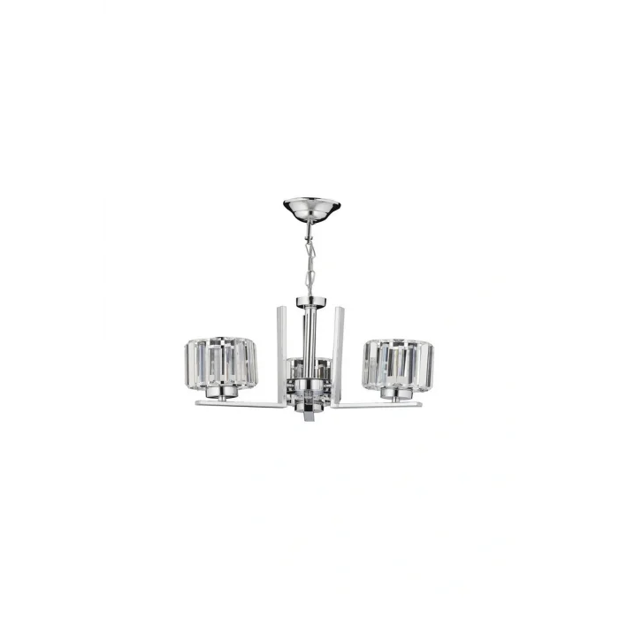 Genel Ürün Kristal Modern Avize E27 36w 50cm Metal Krom Dorbien-fz-7396-3k