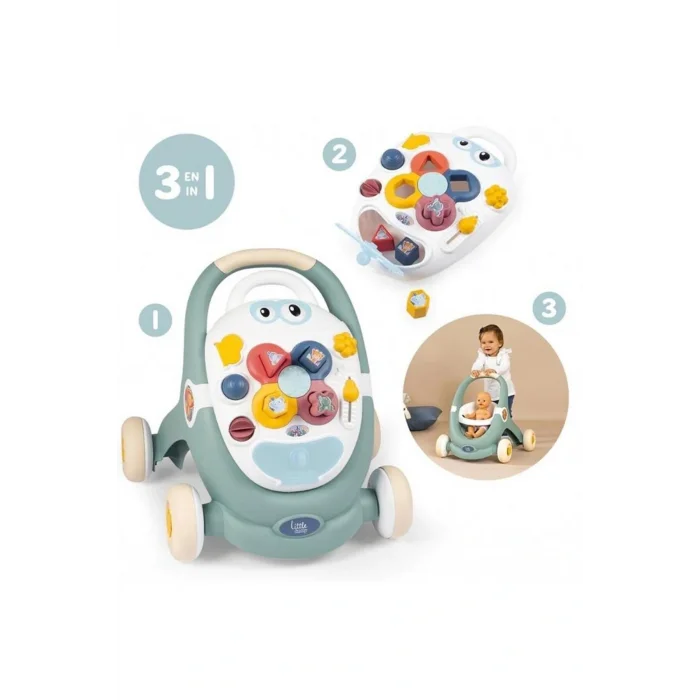 Genel Ürün Baby 3ü 1 Arada Küçük Bebek Yürüteç 140304