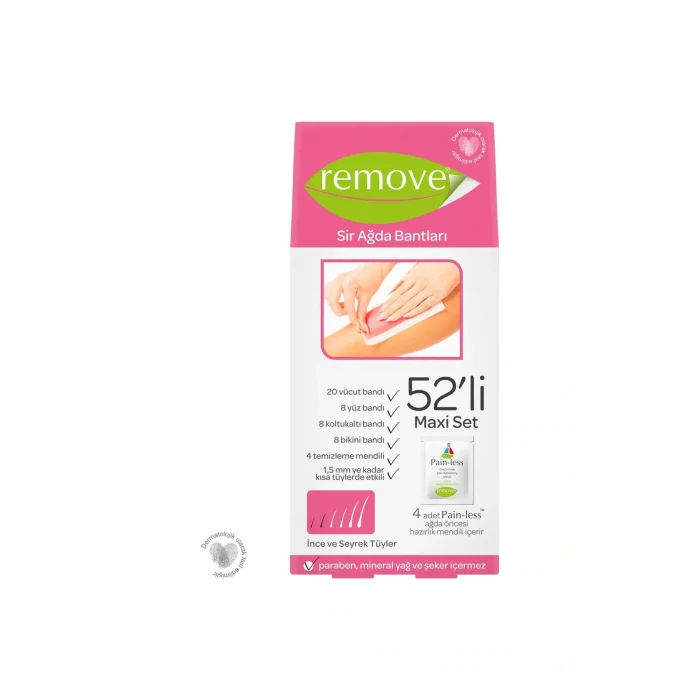 Genel Ürün Sir Ağda Bantları 52 Li Set Hassas Ciltler