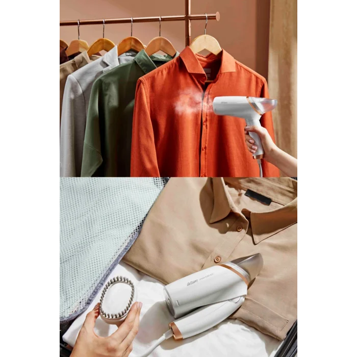 Genel Ürün Steam Rush Eco Katlanabilir Buharlı Dikey Ütü 1000W Beyaz - AR6035-B