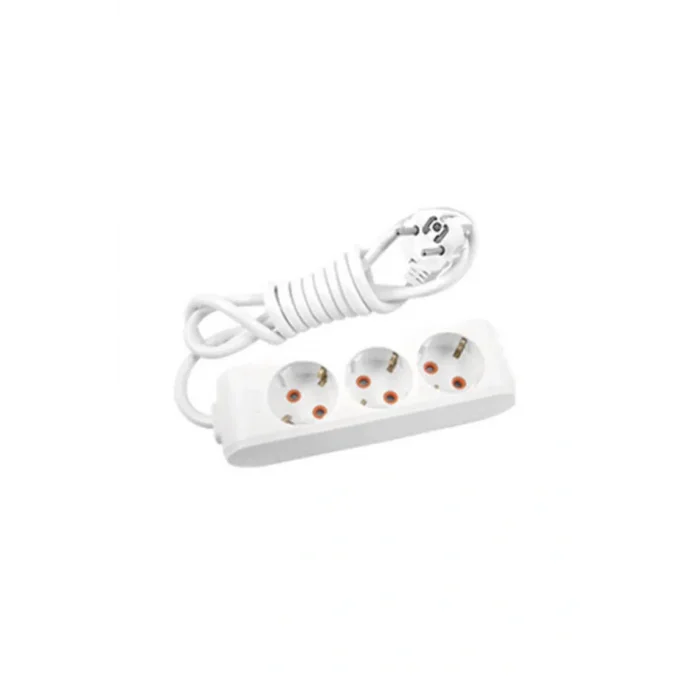 Genel Ürün Multilet Grup Priz 3 metre Uzatma Kablosu ( 1 Adet 3 Lü 3 METRE)