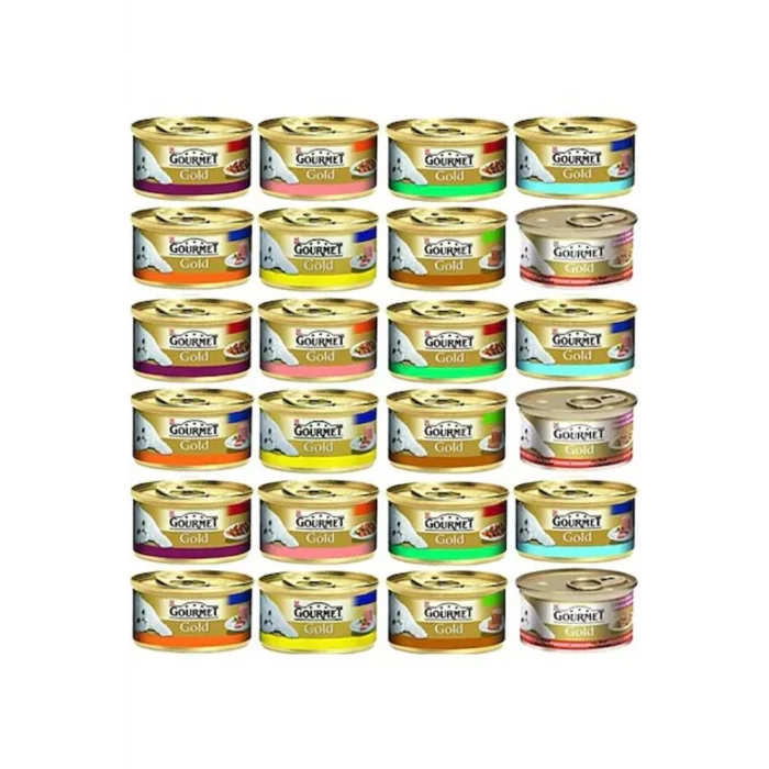 Genel Ürün Gold Karışık Parça Etli Kedi Maması 85 gr X 24 Adet