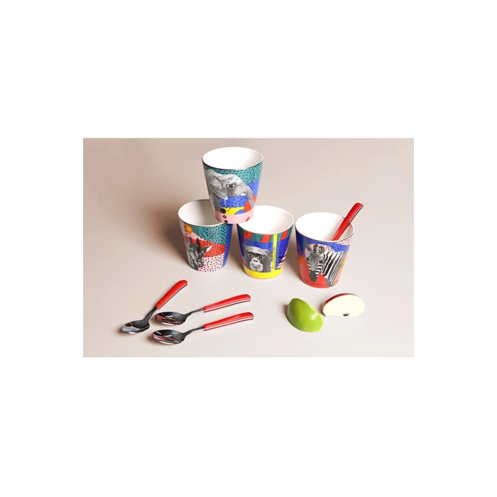 Genel Ürün Wild Life 4lü Bardak Seti 320cc