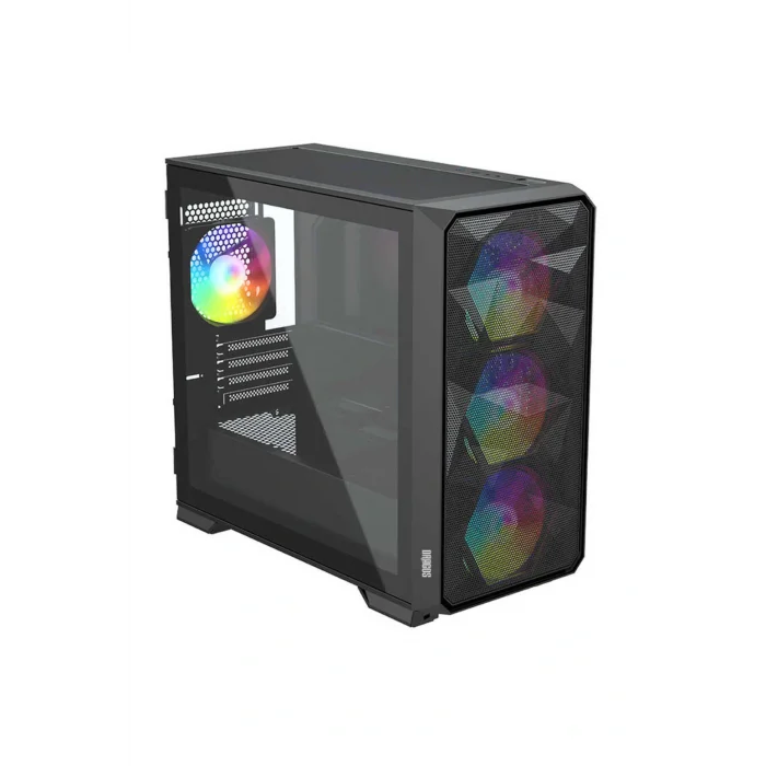 Genel Ürün Diamond 4x ARGB Fan USB 3.0 600W 80+ Plus Mesh Tempered Glass mATX Oyuncu Bilgisayar Kasası