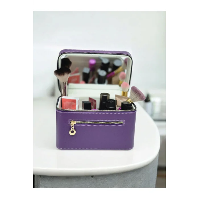 Genel Ürün Aynalı Makyaj Seyehat Bakım Çantası