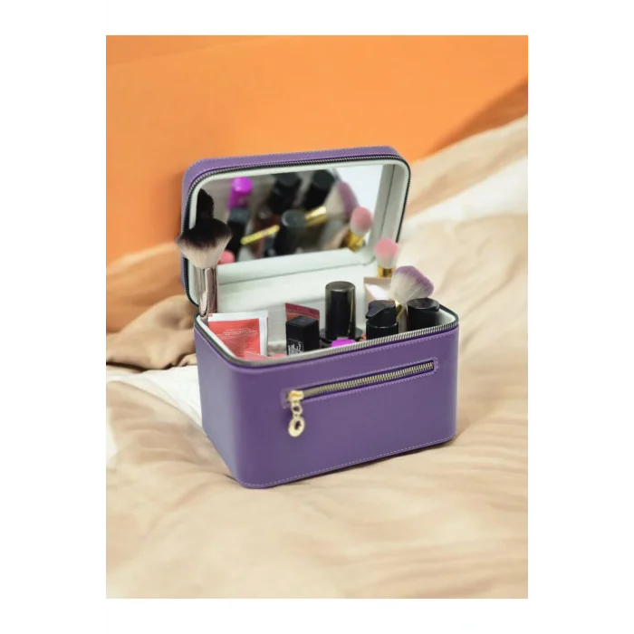 Genel Ürün Aynalı Makyaj Seyehat Bakım Çantası