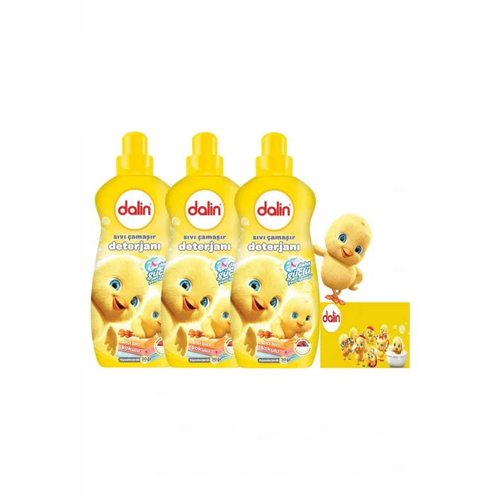 Genel Ürün X 3 Adet Sıvı Çamaşır Deterjanı ( Daha Güçlü Yeni Formül ) 1500 ml