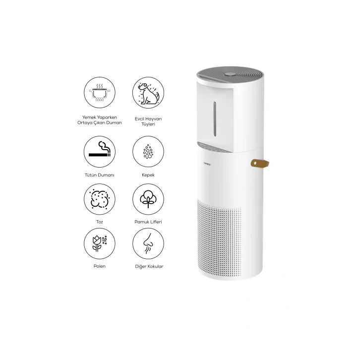 Genel Ürün Oksijen Plus 2 in 1 Hava Temizleyici, Nemlendirici ve Aromaterapi