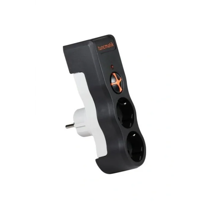 Genel Ürün 2li Akım Koruma Prizi Siyah