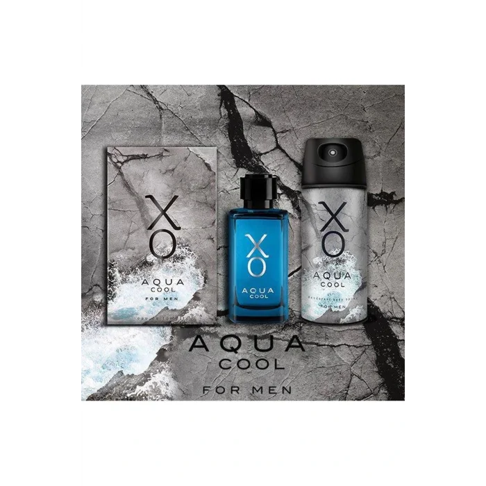 Genel Ürün Aqua Cool Edt 100 ml Erkek Parfüm Deodorant 125 ml Seti