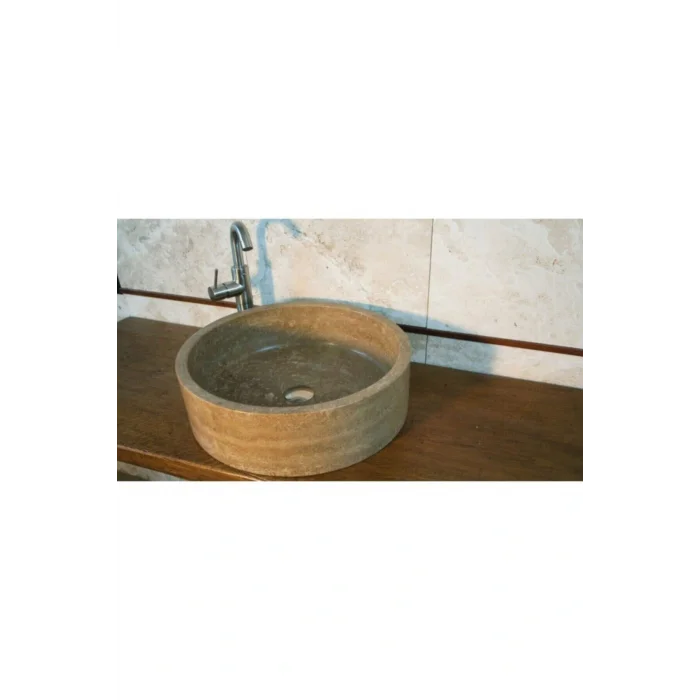 Genel Ürün Noche Traverten Silindir Lavabo
