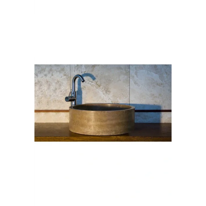 Genel Ürün Noche Traverten Silindir Lavabo