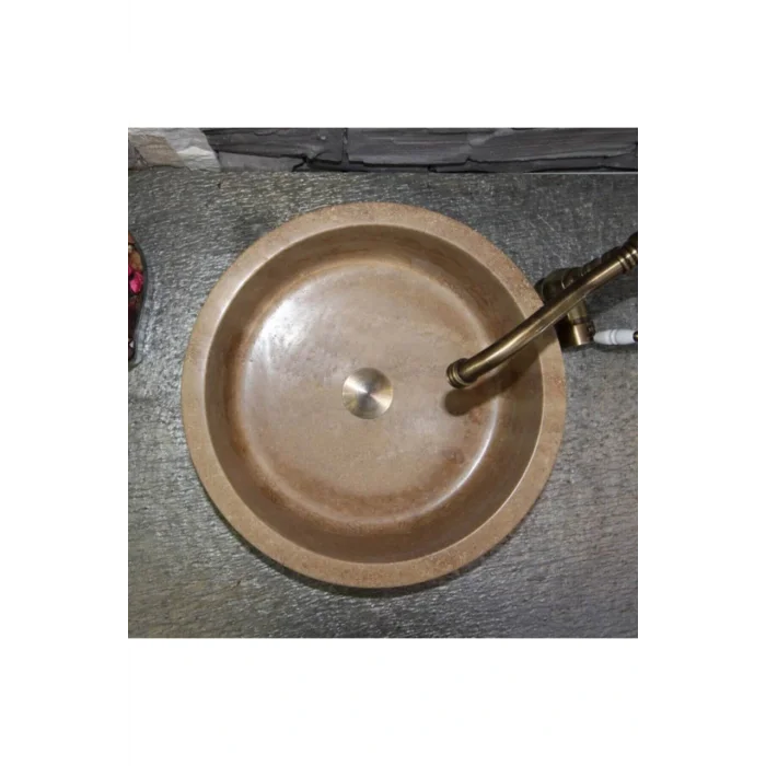 Genel Ürün Noche Traverten Silindir Lavabo