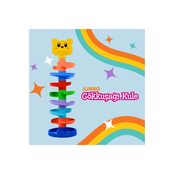 Genel Ürün Jumbo Gökkuşağı Kule Bebek Aktivite Merkezi
