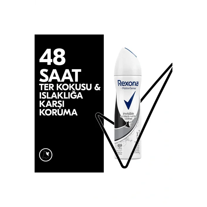 Genel Ürün Kadın Deodorant Sprey Invisible On Black White Clothes 150 ml X3 Adet