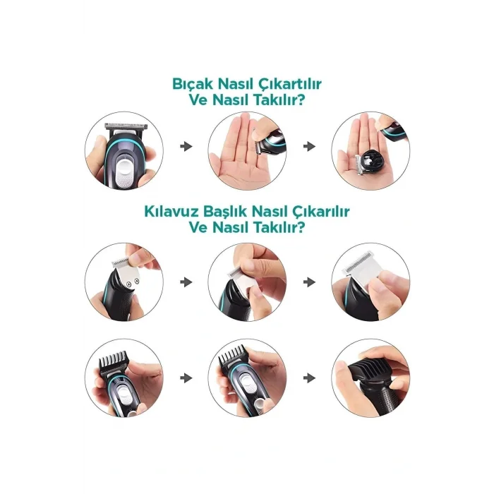 Genel Ürün V-055 Profesyonel Saç Sakal Kesim Makinası