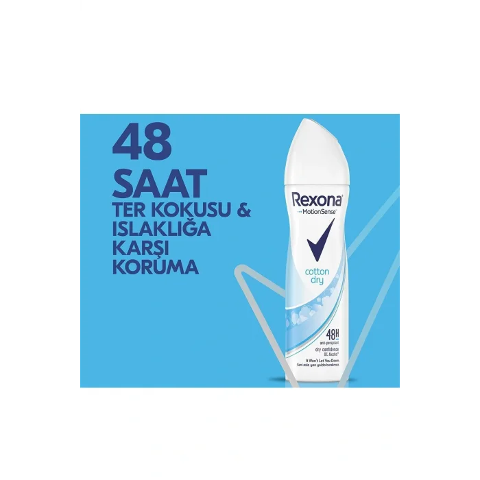 Genel Ürün Kadın Sprey Deodorant Cotton Dry 150 ml x3 Adet