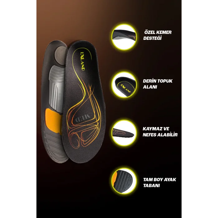 Genel Ürün Topuk Dikeni Ve Normal Kemerli Ayaklar Için Ağrı Giderici Tam Ortopedik Özel Iç Tabanlık