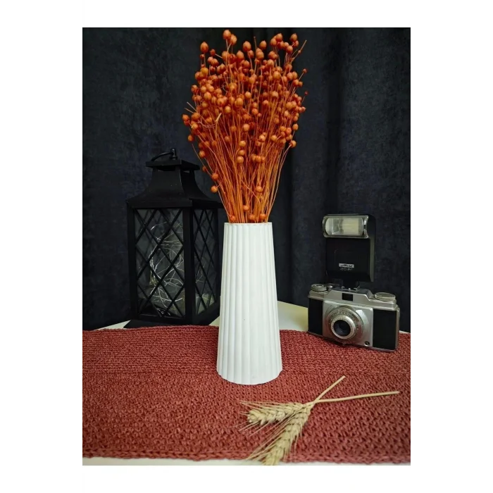 Genel Ürün Bohem Tarz Büyük Boy Vazo Çizgili İskandinav Vazo